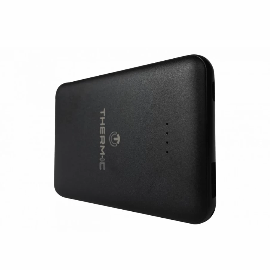 Thermic Ultra Slim 5000mAh Portable Power Bank - Universal Compact External Battery Charger for Phones & Devices