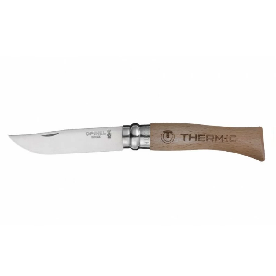 Thermic Opinel Stainless Steel Folding Knife with Insulated Handle for Outdoor Adventures