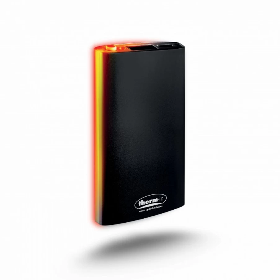 Thermic 2-in-1 Power Bank with High Capacity - Portable Charger for All Devices, Black
