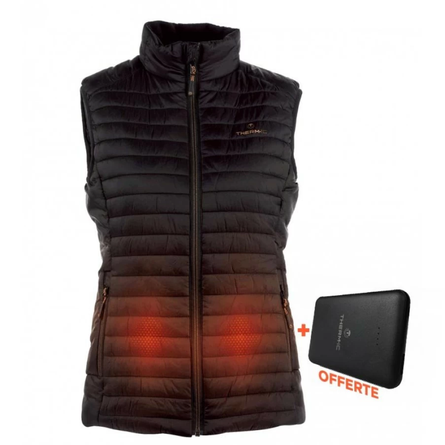 Thermic Heated Vest for Women with Rechargeable Battery - Winter Warm Electric Jacket