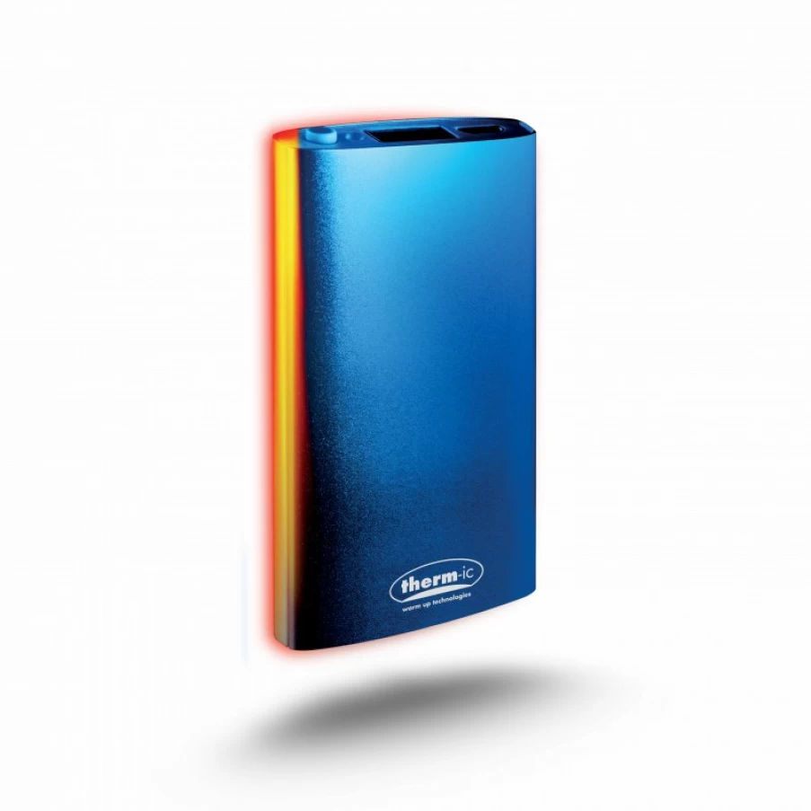 Thermic 2-in-1 Power Bank with Fast Charging - Portable Blue External Battery for Phones & Devices