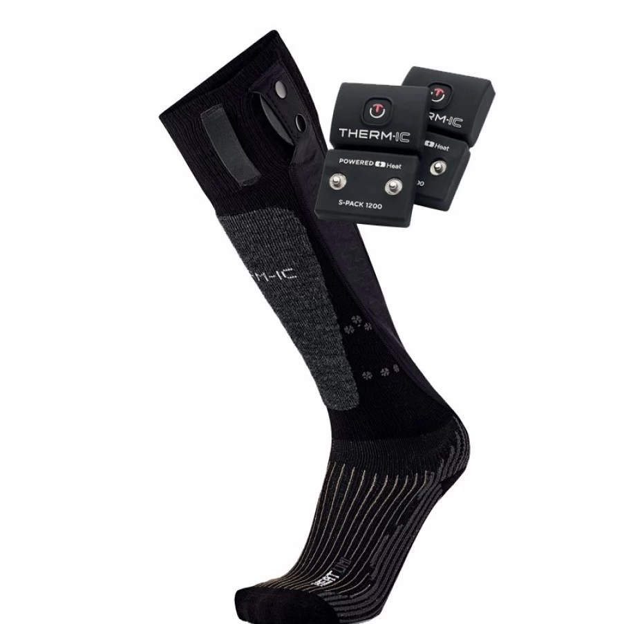 Thermic PowerSocks Pro Heat Uni + S-Pack 1200 ND - Thermal Heated Socks Set for Cold Weather