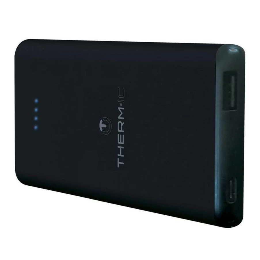 Thermic Ultra Slim 10000mAh Portable Power Bank - Universal Fast Charging External Battery Pack for Phones & Devices