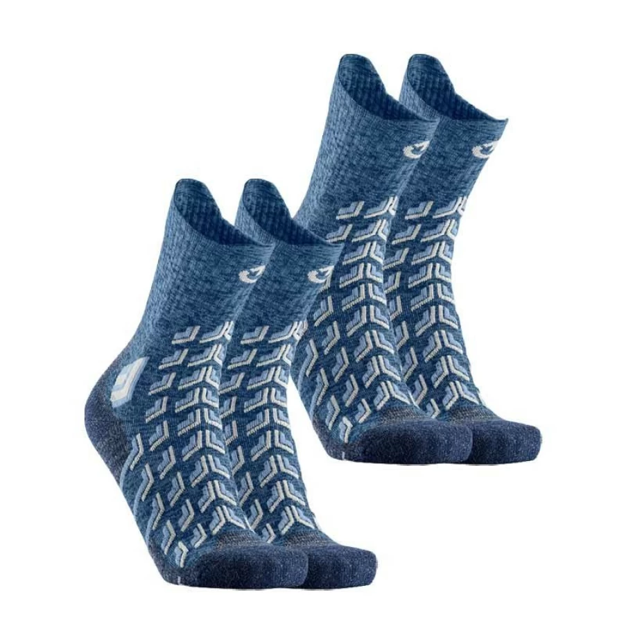 Thermic Women's X2 Trekking Cool Crew Hiking Socks - Moisture Wicking & Breathable for Outdoor Adventures