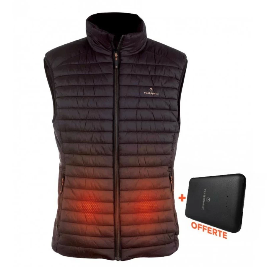 Thermic Heated Vest with Rechargeable Battery - Electric Warming Jacket for Men & Women